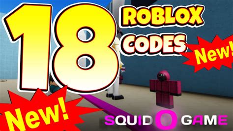 Squid Game O Roblox Game All Secret Codes All Working Codes Youtube