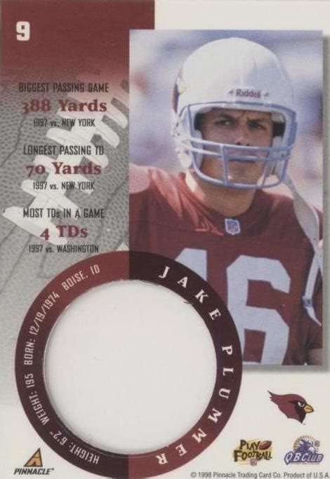 Pinnacle Mint Collection Jake Plummer For Sale Ebay