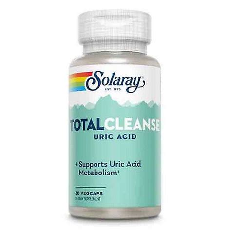 Solaray Total Cleanse Uric Acid Veg Caps Pack Of Fruugo Dk