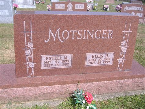 Ellis Herman Motsinger 1885 1959 Find A Grave Memorial