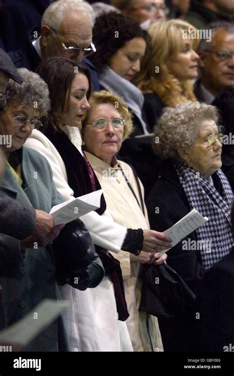 Soccer Brian Clough Memorial Service Pride Park Brian S Wife