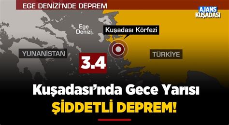 Ku Adas Nda Gece Yar S Korkutan Deprem