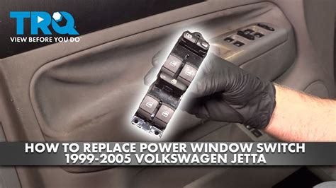 How To Replace Power Window Switch Volkswagen Jetta Youtube