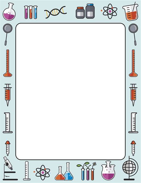 Science Borders 10 Free Pdf Printables Printablee