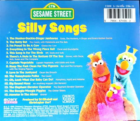 Sesame Street Silly Songs Cd 74646745922 Ebay