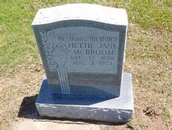 Hettie Jane Burns Mcbroom Homenaje De Find A Grave