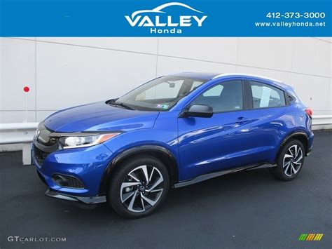 2019 Aegean Blue Metallic Honda Hr V Sport Awd 142635958 Photo 15