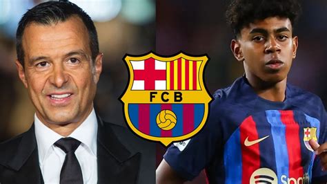 MERCATO Jorge Mendes a rencontré le PSG pour Lamine Yamal YouTube