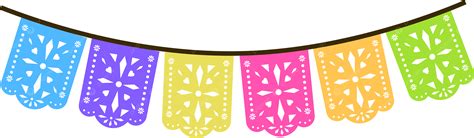 Papel De Festa Mexicana Dois Png Papel Picado Bandeira Do Partido