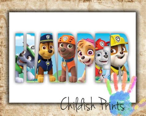 Paw patrol character names - chlistshares