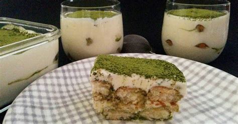 Tiramisú de té matcha Receta de Creandoaficiones Susana Sg Cookpad