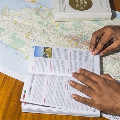 reading travel guide  map travel  path