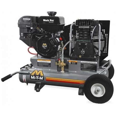 Mi T M 8 Gallon Two Stage Mi T M Gas Air Compressor Am2 Pm09 08wp