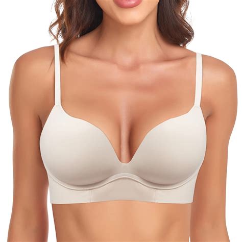 Youmylove Bra Women T Shirt Bra With Push Up Padded Bralette Bra Wireless Seamless Comfortable