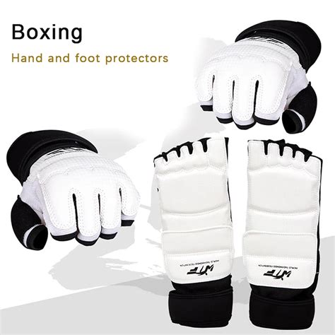 Guantes De Cuero Para Pies De Taekwondo Protector De Tobillo Para