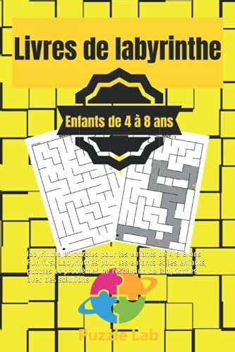 Livres de labyrinthe pour les enfants de 4 à 8 ans labyrinthe et