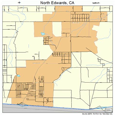 North Edwards California Street Map 0651812