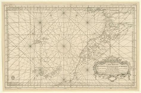 Carte Reduite Des Costes Occidentales D Afrique Premiere Feuille