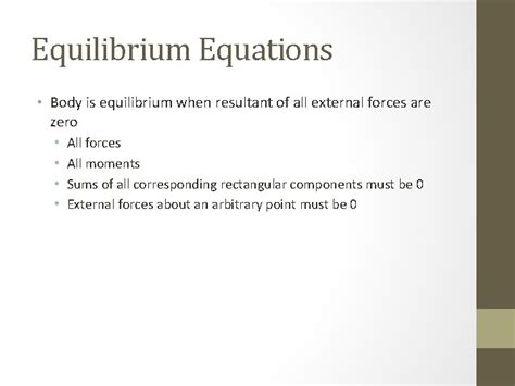 Statics Chapter 3 Equilibrium Of Coplanar Force Systems