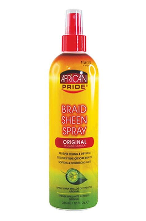 African Pride Box14 Braid Sheen Spray Originalreg 12oz African Pride Brands Starting