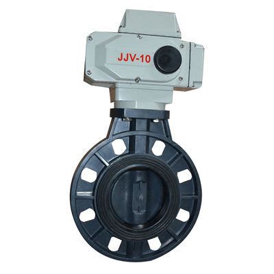 Electric PVC Plastic Wafer Type Butterfly Valve China Valve Products