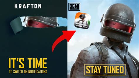 Bgmi Official Announcement By Battlegrounds Mobile India Official