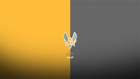 Vitality E Sports Logo Yellow Grey 1080P Wallpaper Hdwallpaper