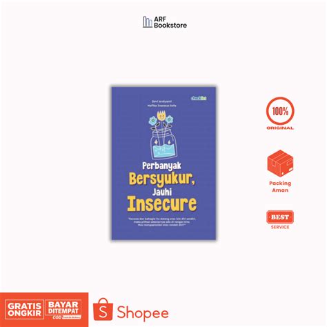 Jual Buku Perbanyak Bersyukur Jauhi Insecure Checklist Shopee