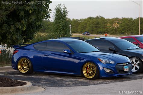 Blue Hyundai Genesis Coupe BenLevy