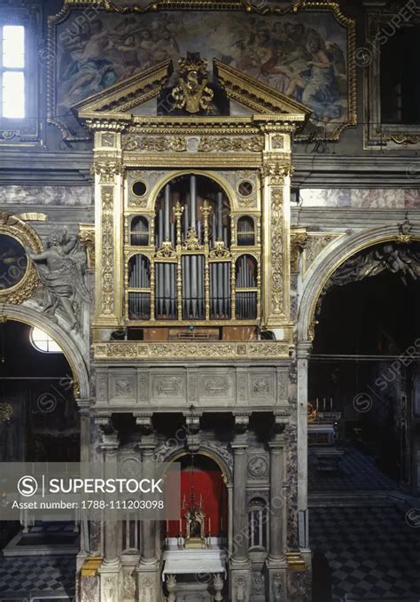 Organ In Cornu Evangelii By Andrea And Cosimo Ravani Redone By Vegezzi