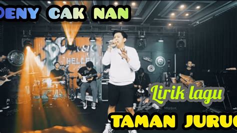 Lirik Lagu Taman Jurug Denny Caknan Youtube