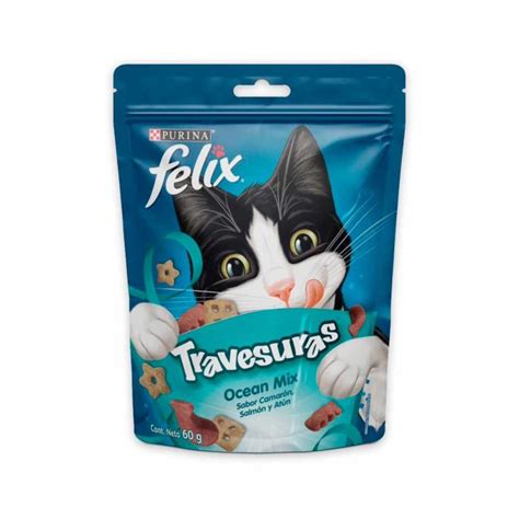 Snack Para Gato Felix Purina Original Mix Camar N Salm N Y At N Sobre