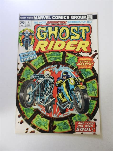 Ghost Rider 7 1974 VF Condition MVS Intact Comic Books Bronze