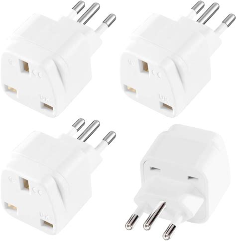 Lukeli Pack Uk To Brazil Plug Adapter Travel Plug To Brazil Uk To