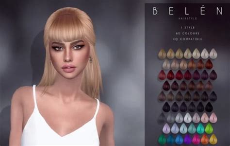 Sims 4 Hair Color Palette Mod