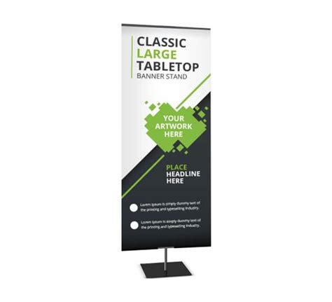 Table Top Banner Display Large Table Top Banners