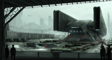 Environment Design - Sci Fi Military base by Wfaguirre on DeviantArt