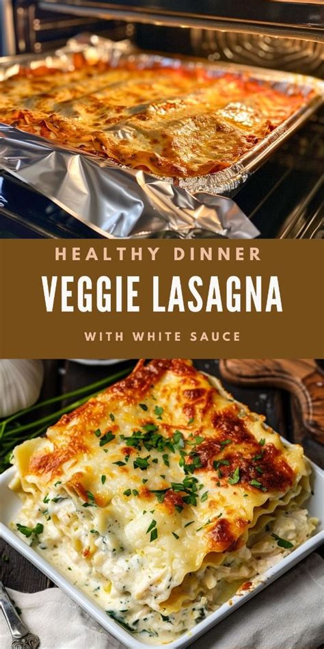 Veggie Lasagna Mushrooms And Bechamel Sauce In 2024 Veggie Lasagna