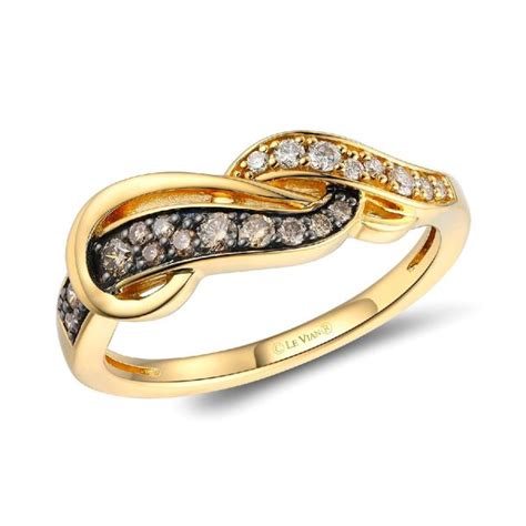 Le Vian Ctw Chocolate Diamonds And Nude Diamonds K Honey Gold