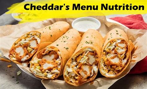 Cheddar's Menu Nutrition [Updated 2024]