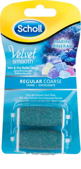 Scholl Velvet Smooth Regular Coarse náhradní hlavice do elektrického