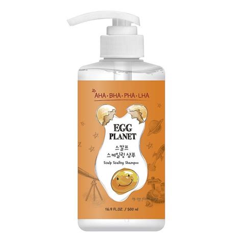 Шампунь для волос EGG PLANET с AHA, BHA, PHA, LHA - кислотами 500 мл ...
