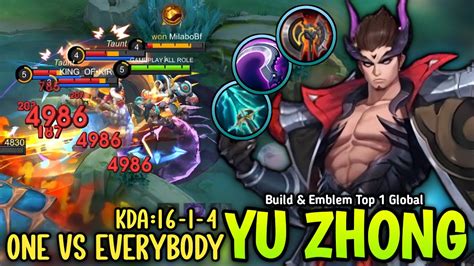 One Vs All Yu Zhong New Shot Build Emblem Build Top