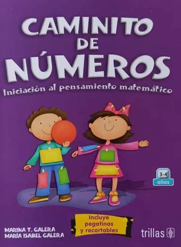 Caminito De Números Pensamiento Matemático 3 4 Años Trillas Envío gratis