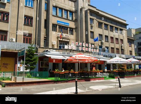 Street Piata Amzei Bucharest Stock Photo Alamy