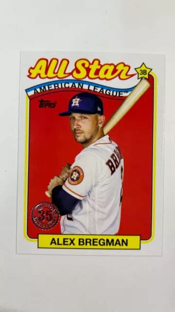 ALEX BREGMAN 2024 Topps Series 2 1989 All Star 89ASB 22 Houston Astros