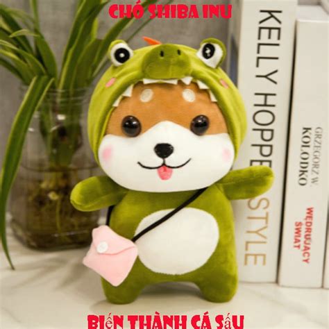 Gấu Bông Thú Nhồi Bông Chó Shiba Biến Hình Thành 9 Nhân Vật Siêu Cute