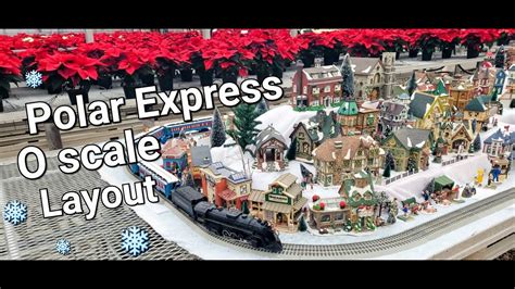 Lionel O Scale Polar Express Layout Fast Track Setup Youtube