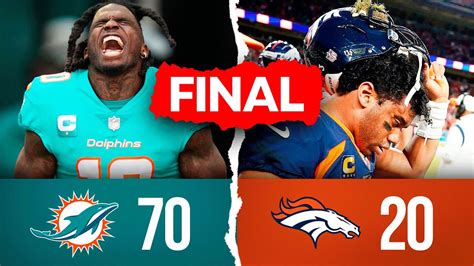 Miami Dolphins Vs Denver Broncos Every Touchdown Nfl Week 3 2023 Youtube