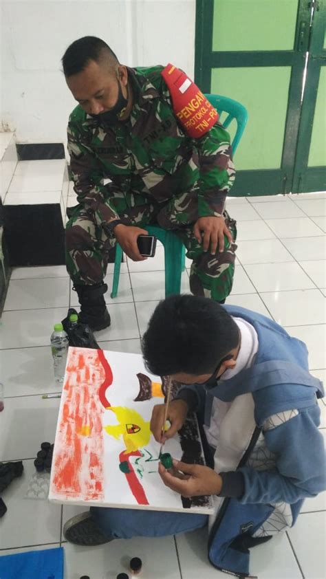 Sambut Hut Tni Komsos Kreatif Kodim Mjl Selenggarakan Lomba Tari